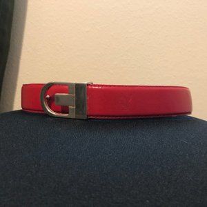 Vintage 1970s Playboy Belt Red 31"-37"